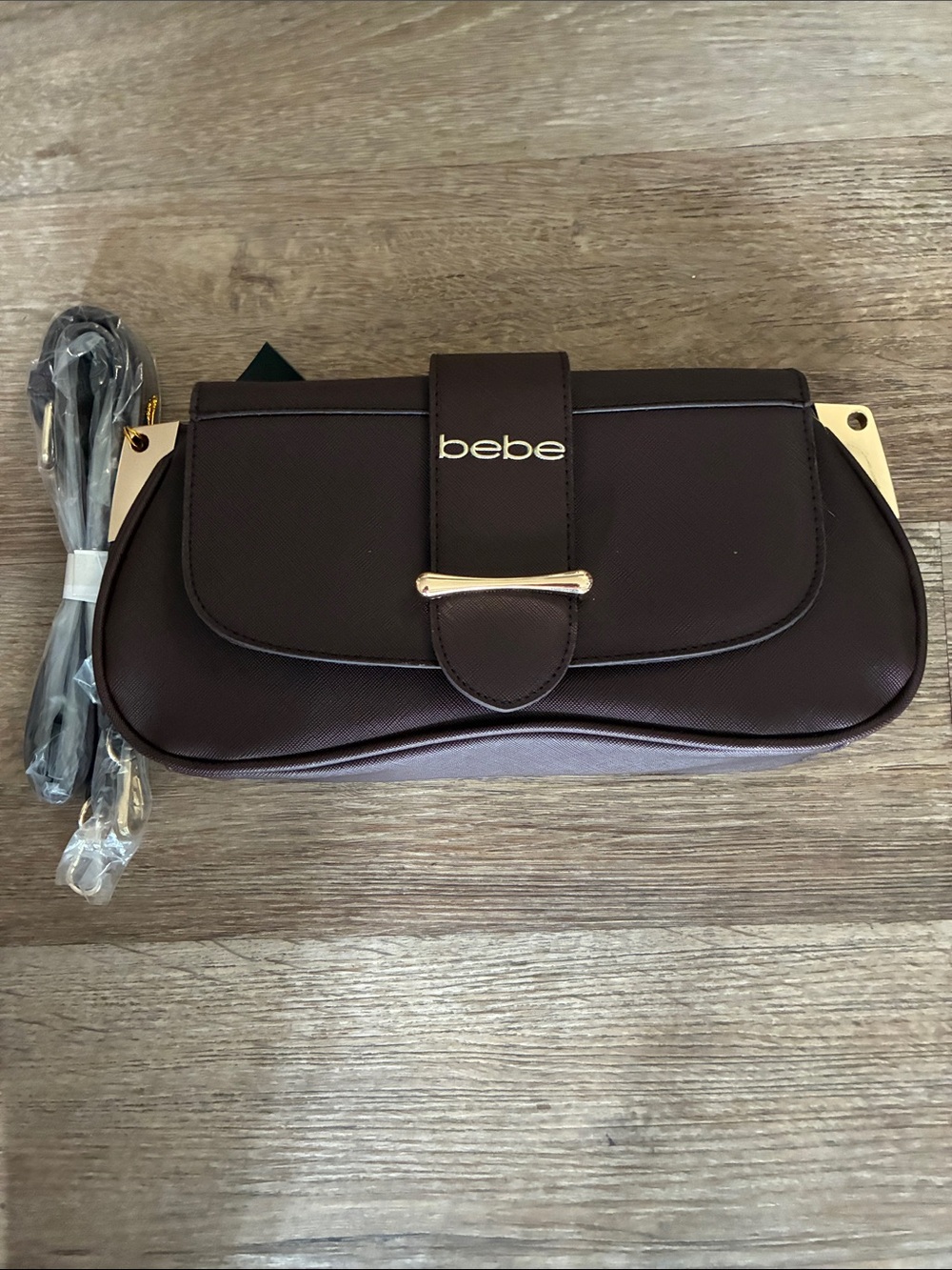 Bebe NWT brown bag